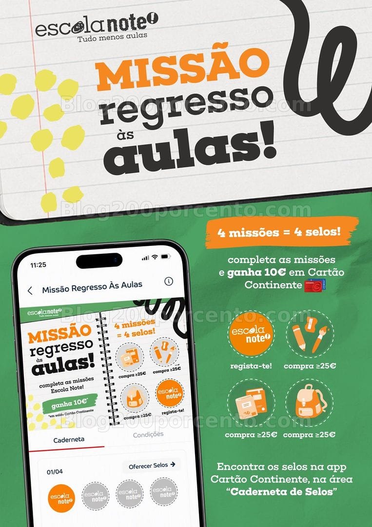 Antevisão Folheto NOTE Regresso às Aulas Promoções até 21 setembro